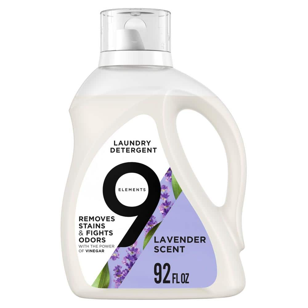 ((Pack of 4)) 9 Elements Lavender HE Compatible Liquid Laundry Detergent - 92 fl oz