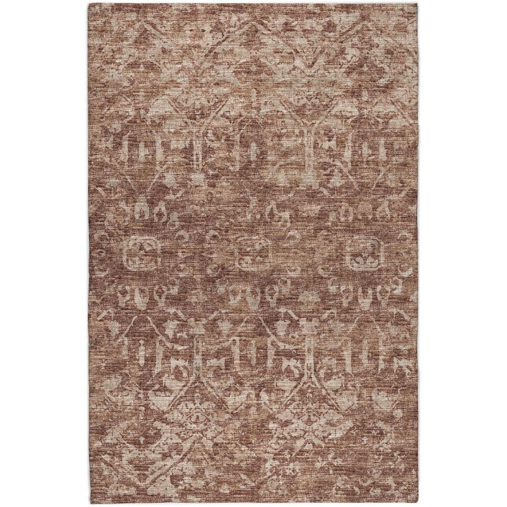 Dream Shag Premium Machine Washable Abstract ADS40 Chocolate 10 ft. x 14 ft. Area Rug price history on PriceWatchPro
