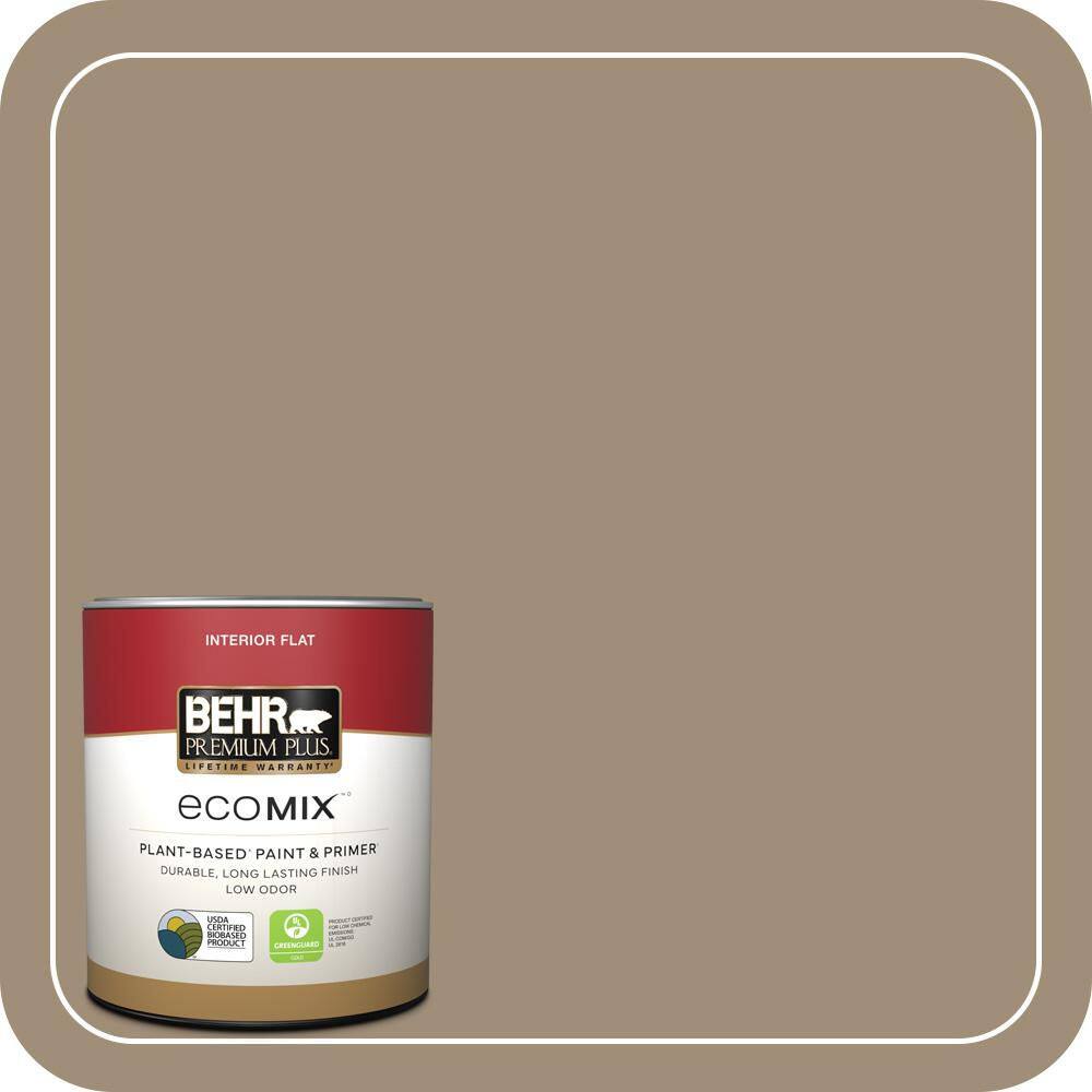1 qt. #ECC-17-1 Cottage Walk Flat EcoMix Plant-Based Interior Paint & Primer product image for price tracking