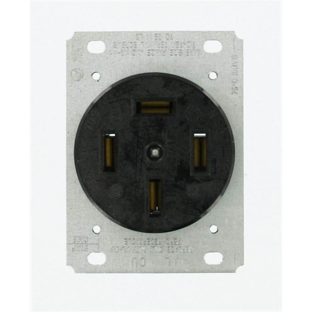 60 Amp 120/208-Volt Flush Mounting Non-Grounding Outlet, Black 8360 price history on PriceWatchPro