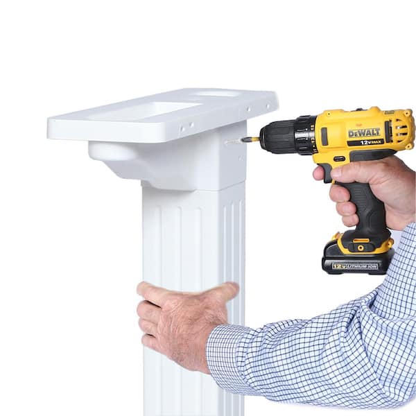 Postal PRO - Craftsman Mailbox and Post Kit, White