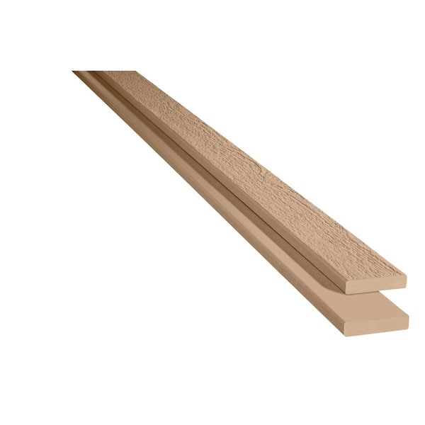 TruWood 4/4 in. x 2.5 in. x 8 ft. Primed Composite Wood Reversible Trim