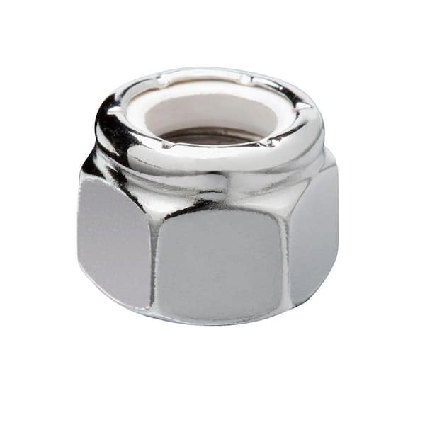 Everbilt #10-32 Stainless Lock SAE Nuts (25-Pack)