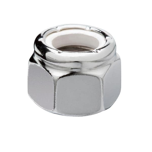 1/4 in.-20 Uncoated Stainless Steel Nylon Lock Nut (15-Pack)