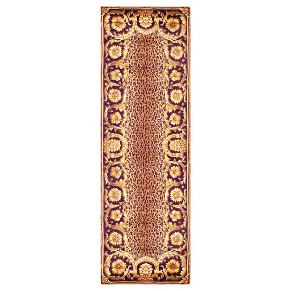 Florence 3 ft. x 12 ft. Assorted Leopard Print Runner Rug