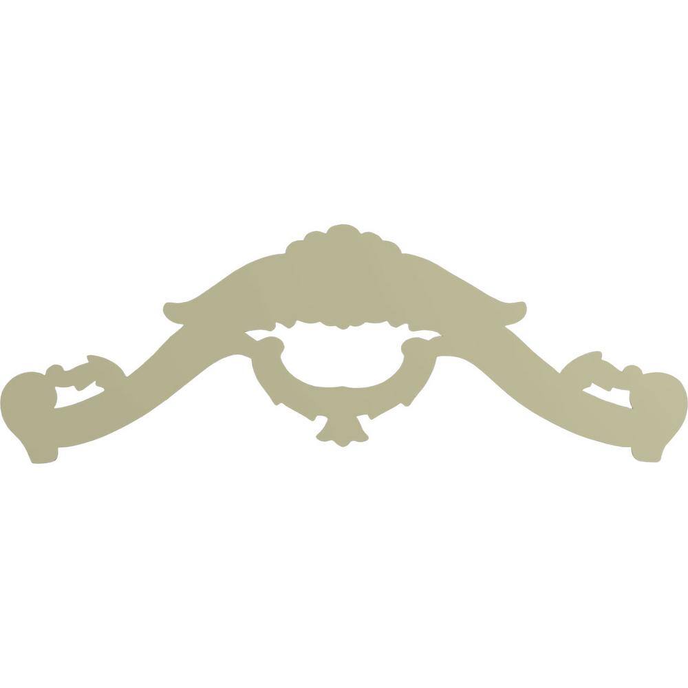 Primed Polyurethane Scroll Applique Onlay for Wall Trim