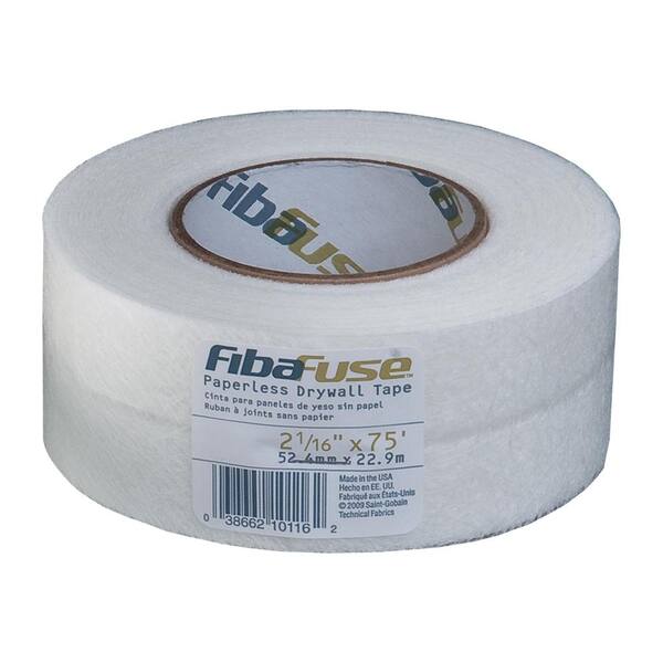 Saint-Gobain ADFORS FibaFuse 2-1/16 in. x 75 ft. White Paperless Drywall Joint Tape
