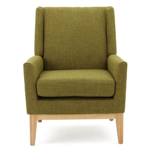 Aurla Green Fabric Accent Club Chair