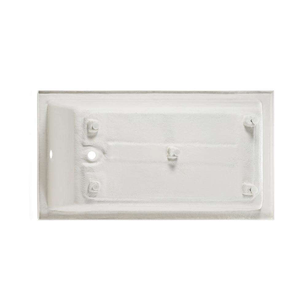 Voltaire 60" x 32" White Acrylic Alcove Bathtub with Jets
