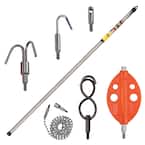 Klein Tools 15 ft. Mid-Flex Glow Rod Set with Attachment Set for 