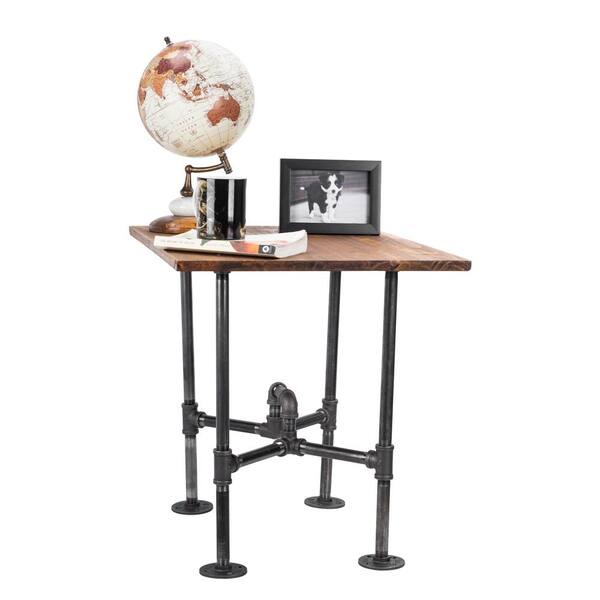 1/2 in. Black Pipe 13 in. W x 18 in D x 19.325 in. H Underpass Design End Table Kit 1/2 in. Black Pipe 13 in. W x 18 in D x 19.325 in. H Underpass Design End Table Kit