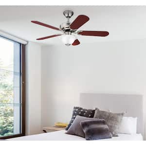Richboro SE 42 in. LED Brushed Nickel Ceiling Fan with Light Kit