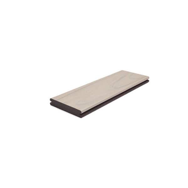 Trex Select 1 in. x 6 in. x 16 ft. Pebble Grey Grooved Edge