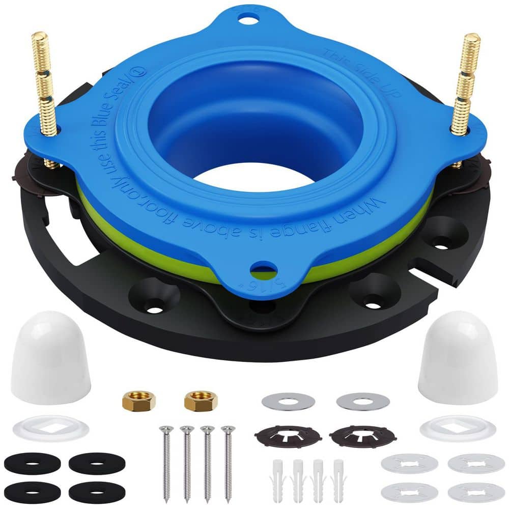 Toilet Flange Repair Kit with Flange and Elastic Wax Ring, Universal Toilet Seal Replacement Kit, Rubber Gasket Seal price history on PriceWatchPro