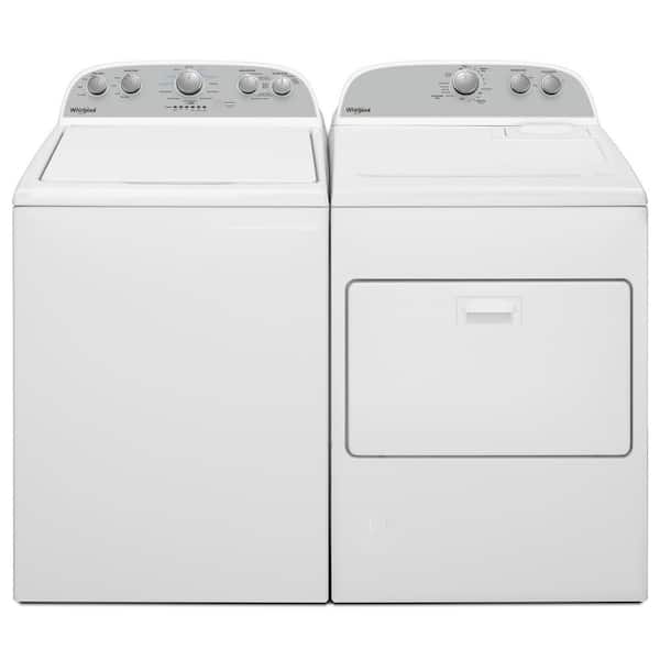 Whirlpool 4.7 cu. ft. Top Load Washer with Agitator, Adaptive Wash  Technology, Quick Wash Cycle and Pretreat Station in White WTW5105HW - The  Home Depot