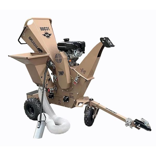 BigBear Power Tornadic 3 In 7 HP Gas Powered Commercial Chipper   Gas Wood Chippers Bbc31e 64 600 