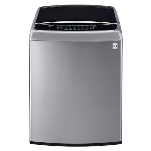 LG 4.9 cu. ft. High-Efficiency Top Load Washer with TurboWash in Graphite Steel, ENERGY STAR