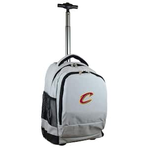 NBA Cleveland Cavaliers 19 in. Gray Wheeled Premium Backpack