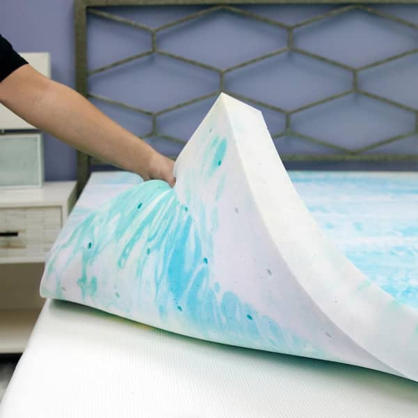 2 Inch Gel Swirl Memory Foam Topper