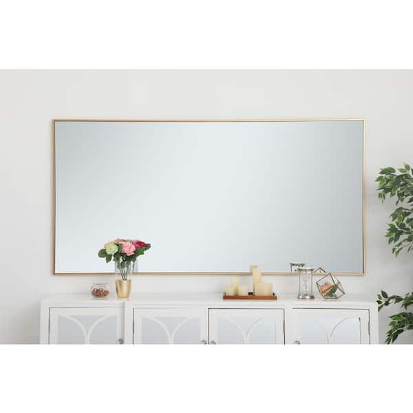 Timeless Home 36 in. W x 72 in. H x Contemporary Metal Framed