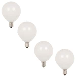 60-Watt Equivalent G16-1/2 Dimmable LED Light Bulb, Soft White (4-Pack)