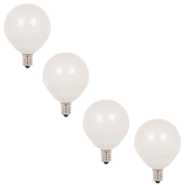 Westinghouse 60-Watt Equivalent G16-1/2 Dimmable LED Light Bulb, Soft White (4-Pack)