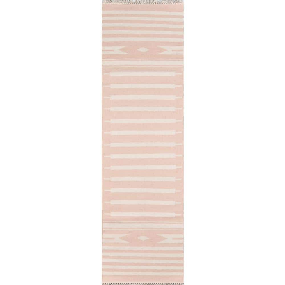 Erin Gates by Momeni Billings Pink 2 ft. 3 in. x 8 ft. Runner THOMPTHO1PNK2380 The Home Depot