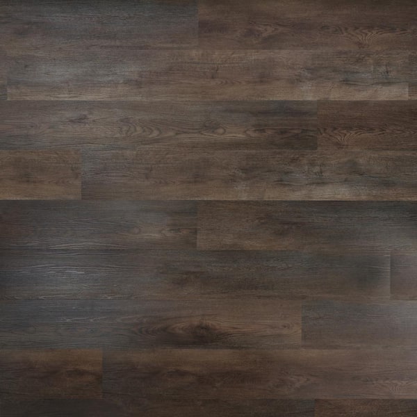 Ivy Hill Tile Take Home Sample - Hansen XL 28 mil 9 in. W Chestnut Waterproof Rigid Click-Lock Luxury Vinyl Plank Flooring
