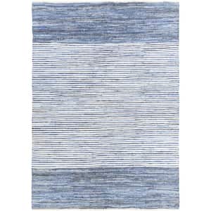 Thorburn Bright Blue 8 ft. x 11 ft. Indoor Area Rug