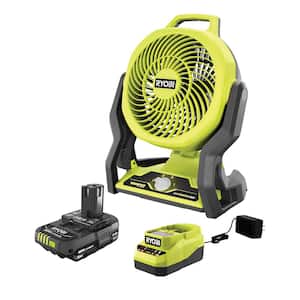 ONE+ 18V Cordless Hybrid WHISPER SERIES 7-1/2 in. Fan Kit with 2.0 Ah Battery and Charger
