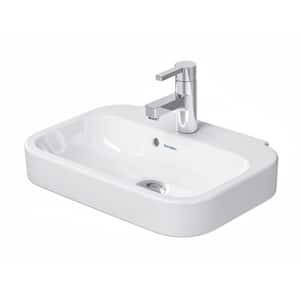 Happy D.2 19.63 in. Rectangular Bathroom Sink in White