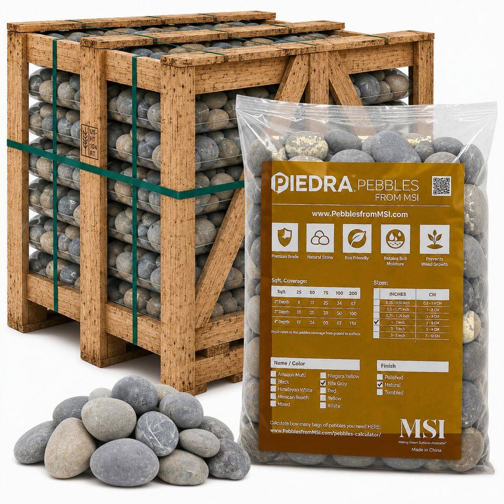 MSI Nile Gray 0.5 cu. ft. (1 in. to 2.5 in.) Bagged Landscape