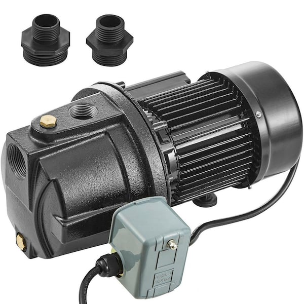 1HP Premium Cast Iron Shallow Well Jet Water Pump, 17.6 GPM 164 FT Maximum Head Irrigation Water Pump