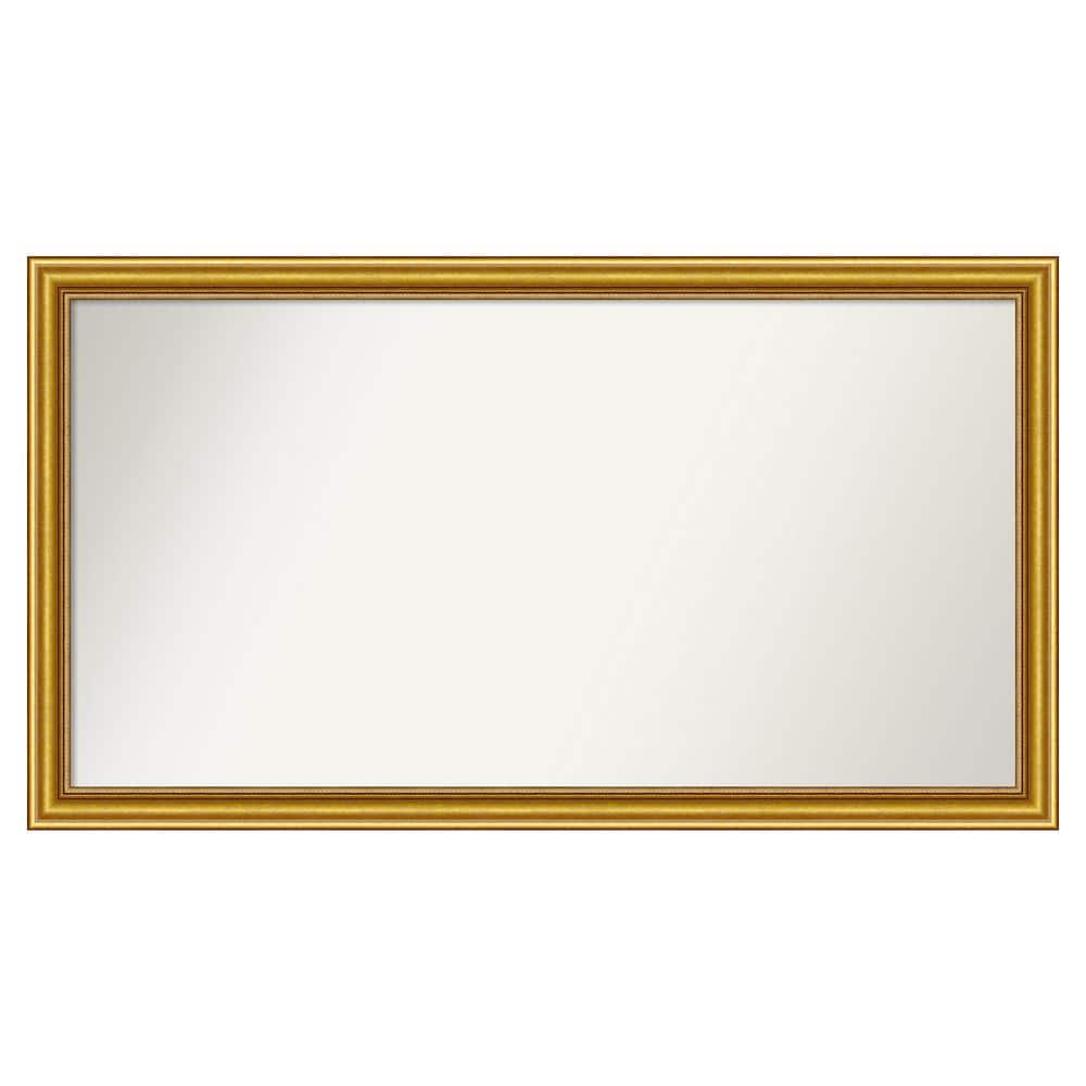 Townhouse Gold 49.75 in. x 27.75 in. Custom Non-Beveled Wood Framed Batthroom Vanity Wall Mirror price history on PriceWatchPro