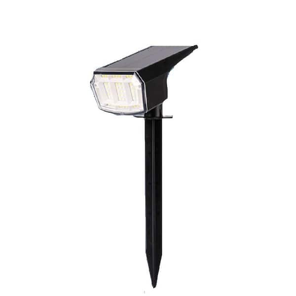 6-Pcs Solar Landscape Spotlights with 63 LEDs, Waterproof , 9 Lighting Modes