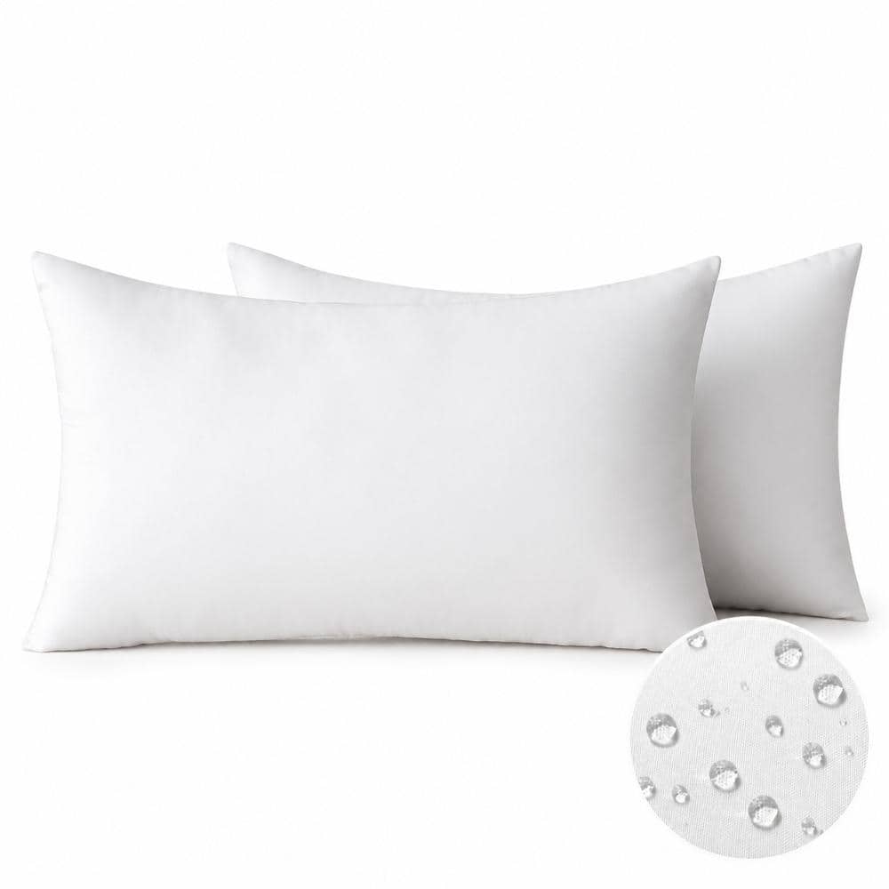 12x20 Outdoor Waterproof Lumbar Pillow Inserts Set of 2, Rectangle Patio Throw Pillow Forms 360g 7D Fiber Fill price history on PriceWatchPro