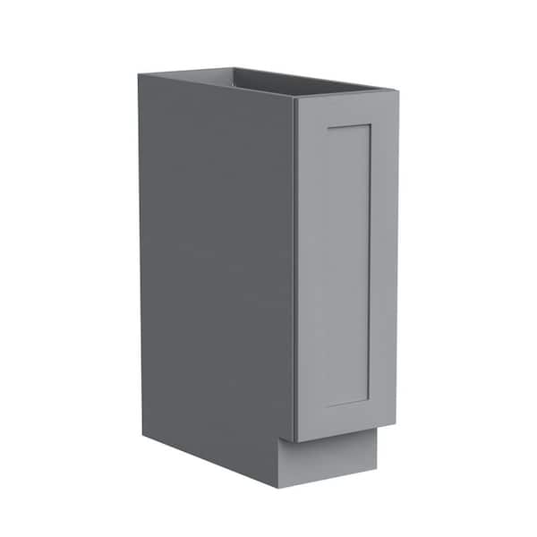 12 in W x 24 in D x 34 in H in Gray Plywood Assemble Under Kitchen Cabinet with 3 Drawer