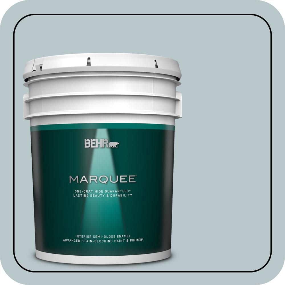 5 gal. #ICC-46 Soft Denim Semi-Gloss Enamel Interior Paint & Primer price history on PriceWatchPro