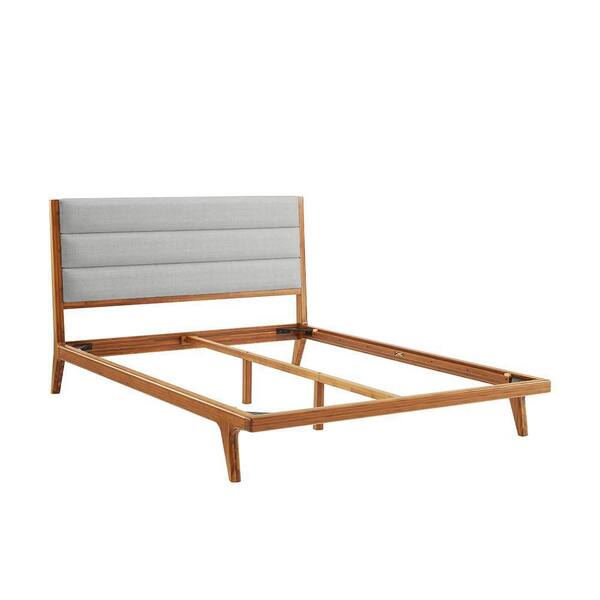 Greenington Mercury Upholstered Queen Platform Bed, Amber