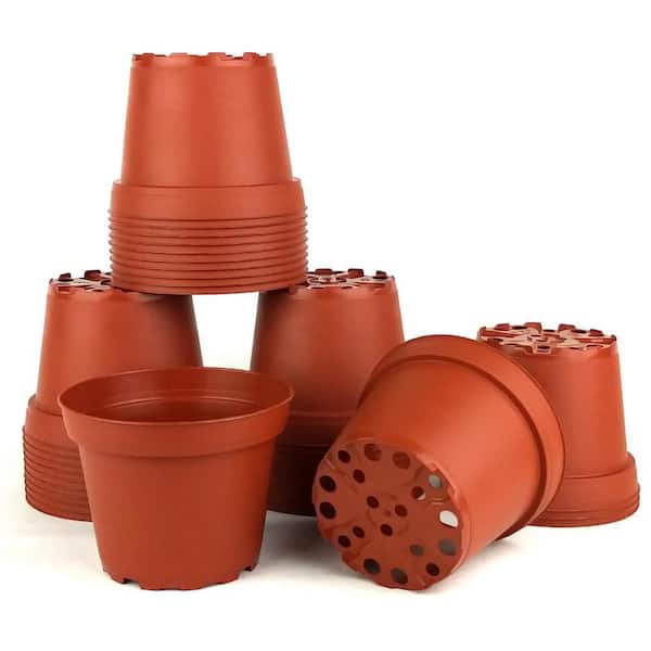 4 in. Dia Terra Cotta Pots (35-Pack)