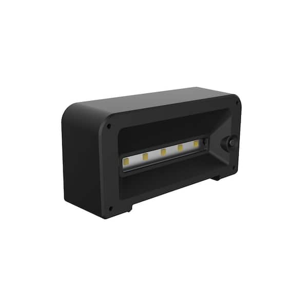 4 in. Dimmable Dusk-to-Dawn Solar Powered LED Sign Light