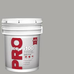 5 gal. #PPU18-14 Cathedral Gray Dead Flat Interior Paint