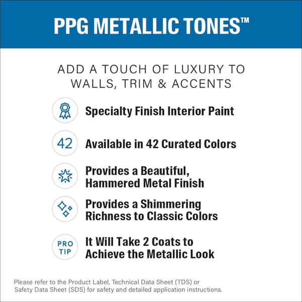 PPG Metallic Tones Color Chart