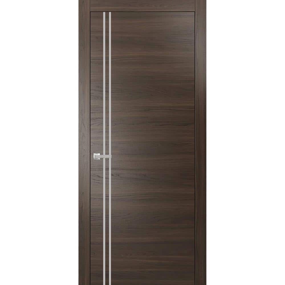 310 24 in. x 80 in. Right-Hand/Inswing Solid Chocolate Ash Single Prehung Interior Door with Hardware price history on PriceWatchPro