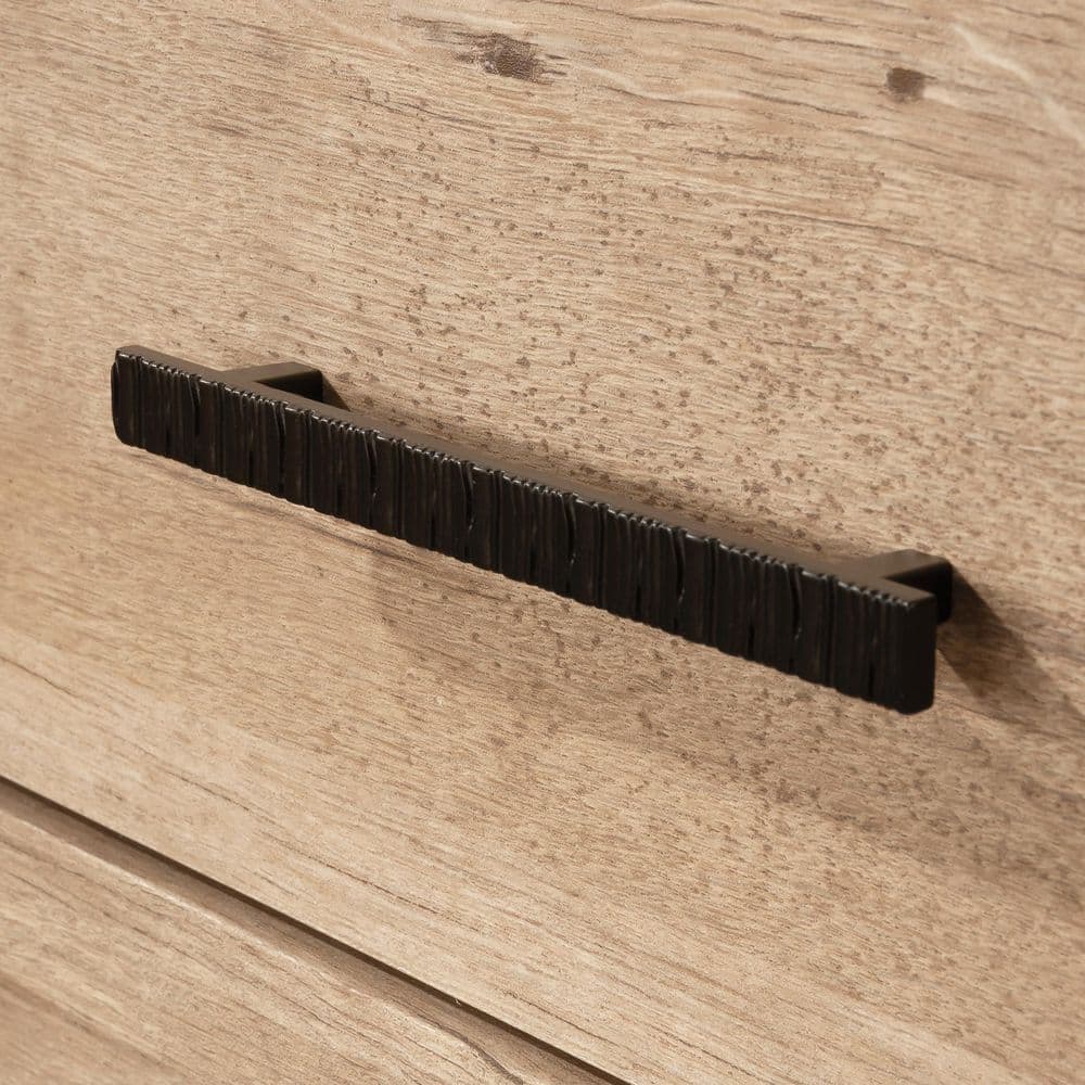Prime Oak Double Dresser with Six Drawers