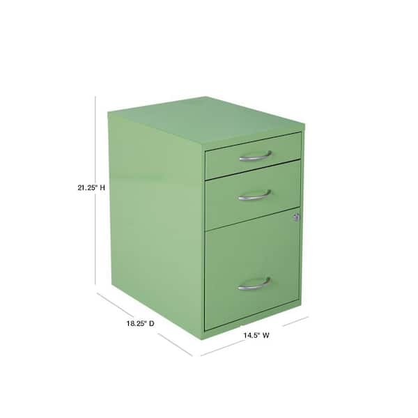OSP Home Furnishings - Green File Cabinet