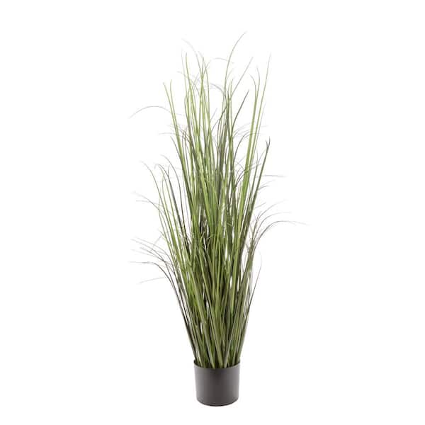 Artificial 47 in. Black Grass Plant
