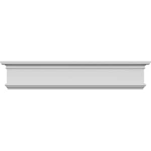 3/8 in. x 78 in. x 8-5/8 in. Polyurethane Bedford Crosshead Moulding