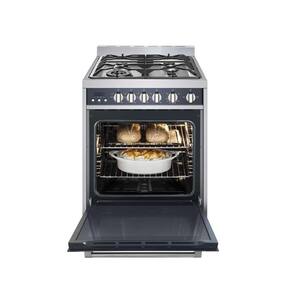 24 in. 2.7 cu. ft. Gas Range with Convection in Stainless Steel