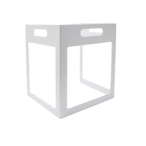 20 in. x 23.5 in. x .177 in. Folding Desk Shield with Sides